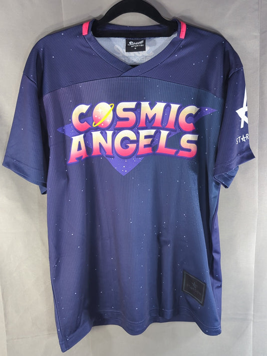 COSMIC ANGELS Dry Mesh Unit T-Shirt (Navy)