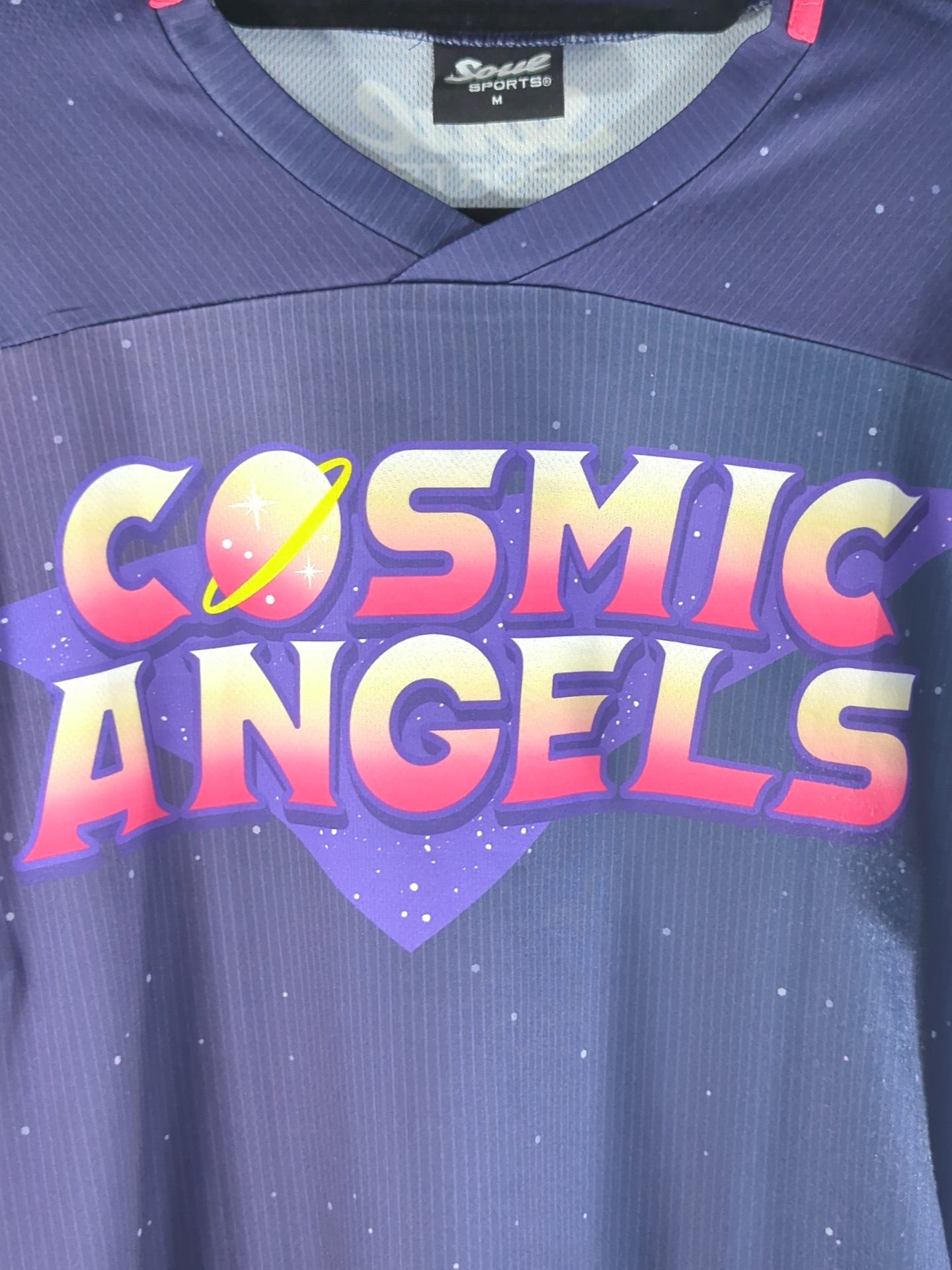COSMIC ANGELS Dry Mesh Unit T-Shirt (Navy)