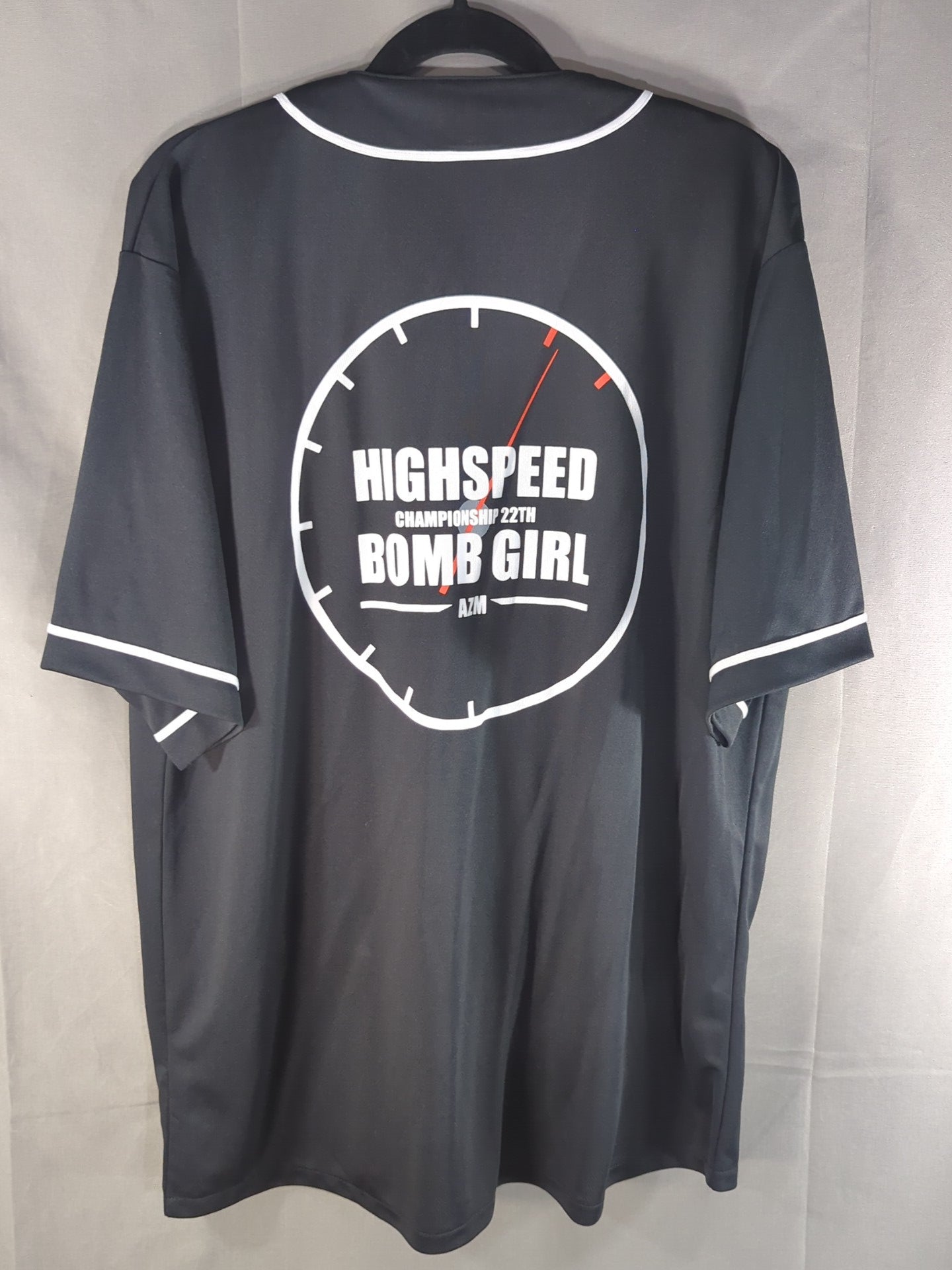 AZM「HIGHSPEED BOMB GIRL」ベースボールシャツ(2023)