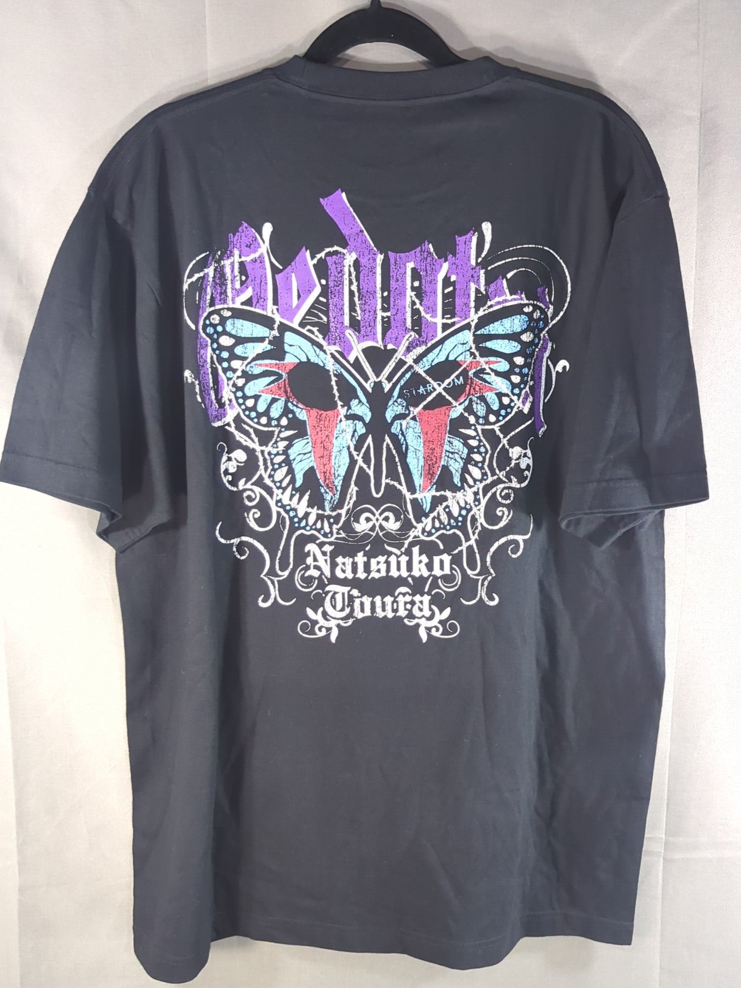 刀羅ナツコ「BUTTERFLY FACE」Tシャツ
