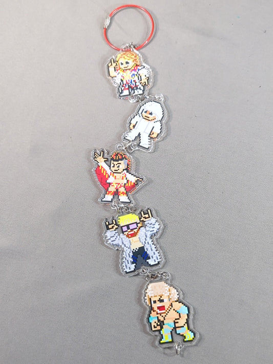 "dotswrestler" Connecting Acrylic Keychain G1 CLIMAX 35 (A Set)
