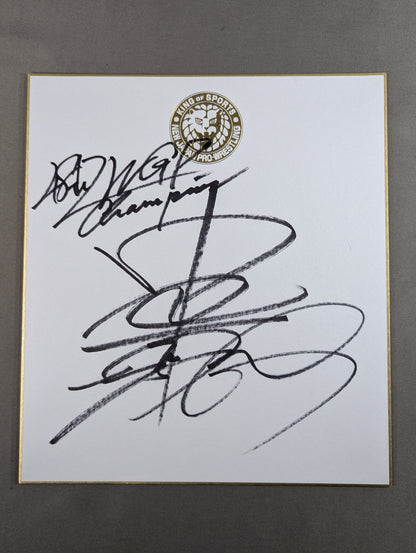 Shinsuke Nakamura  (Lion Mark ) Shikishi ( Autograph board ) )