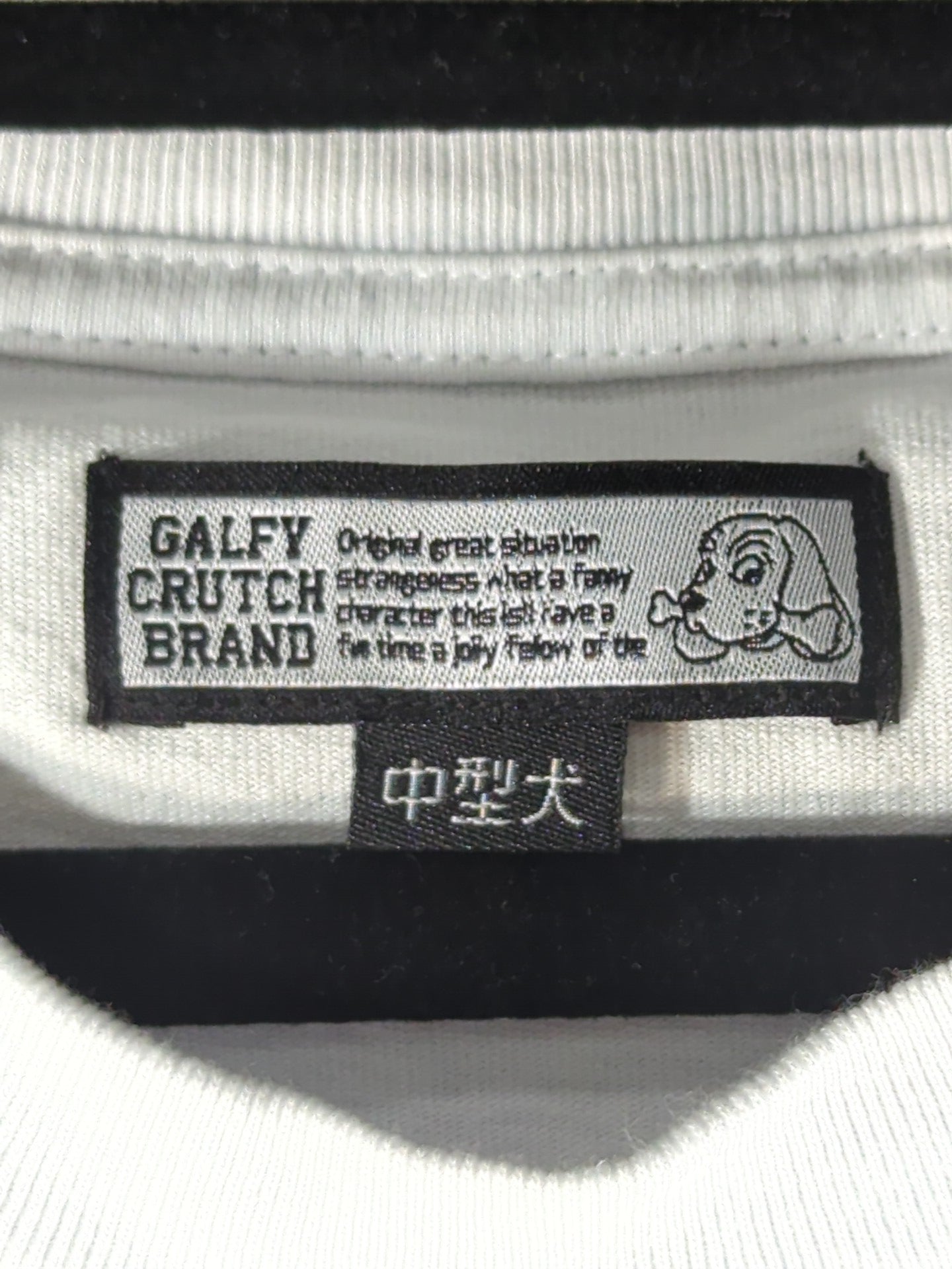 GALFY × 岩谷麻優 ICON Tシャツ　L GALFY×岩谷麻優 ICON Tシャツ(ホワイト/ 中型犬) – 闘道館