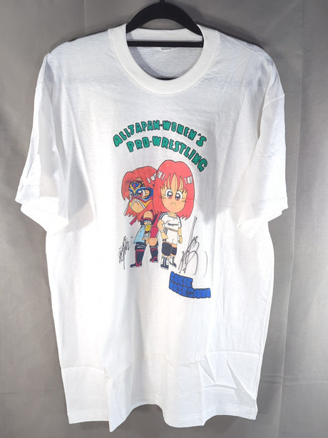 【直筆Wサイン入り】長谷川咲恵＆ブリザードYuki イラスト Tシャツ