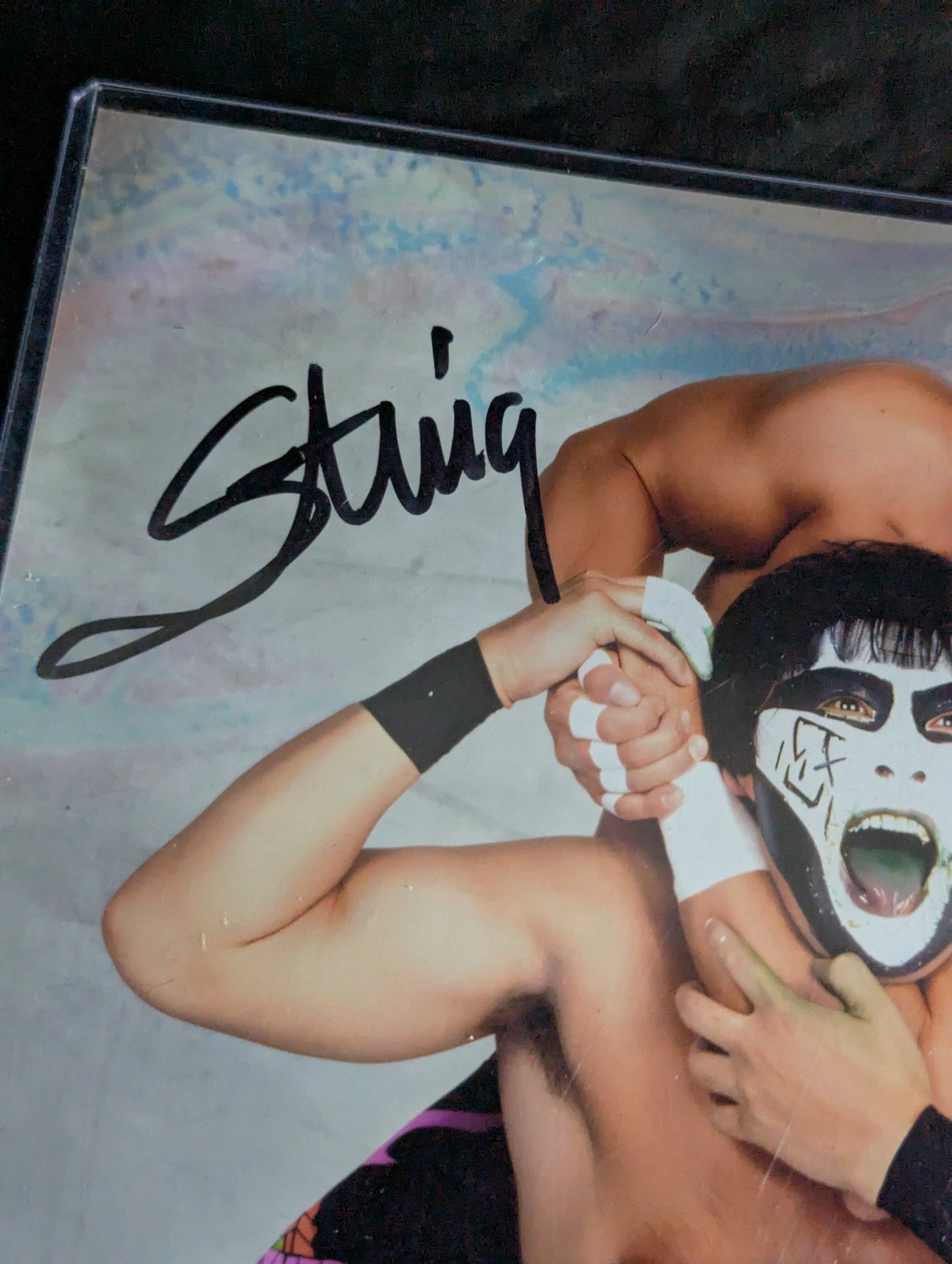 ★JSA★ Great Muta & Sting 2 hand signed autographs  Pro-Photo 