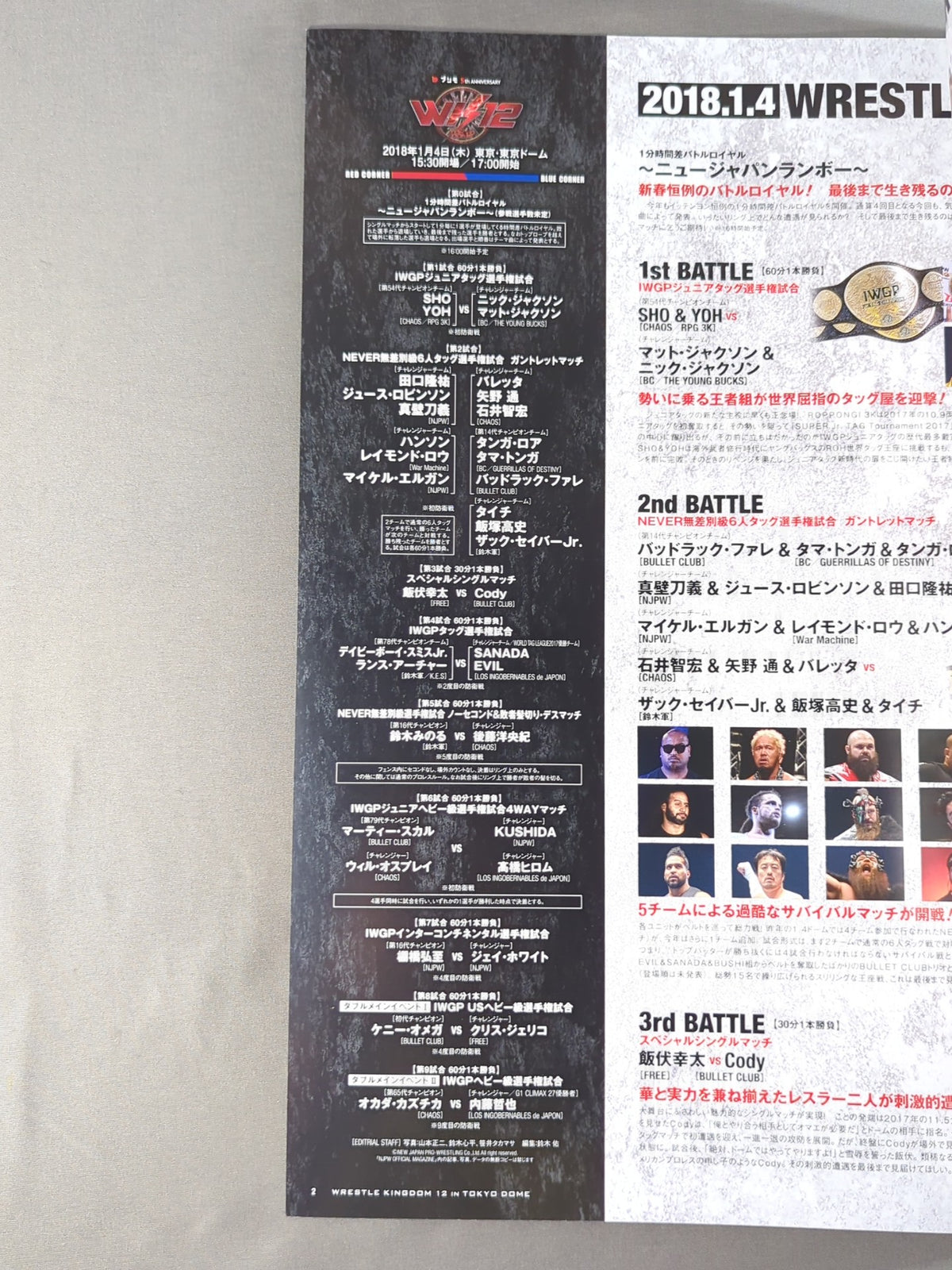 レッスルキングダム12 / WRESTLE KINGDOM 12