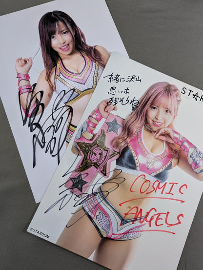 Stardom hand signed autograph  Pro-Photo  Sets(2)