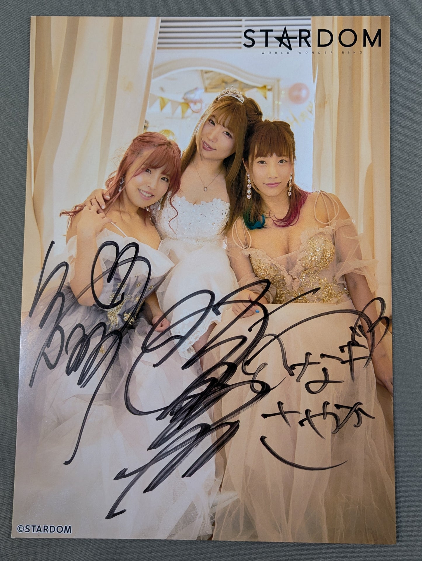 ★COSMIC ANGELS★ 3選手直筆サイン入り スターダム ポートレート④