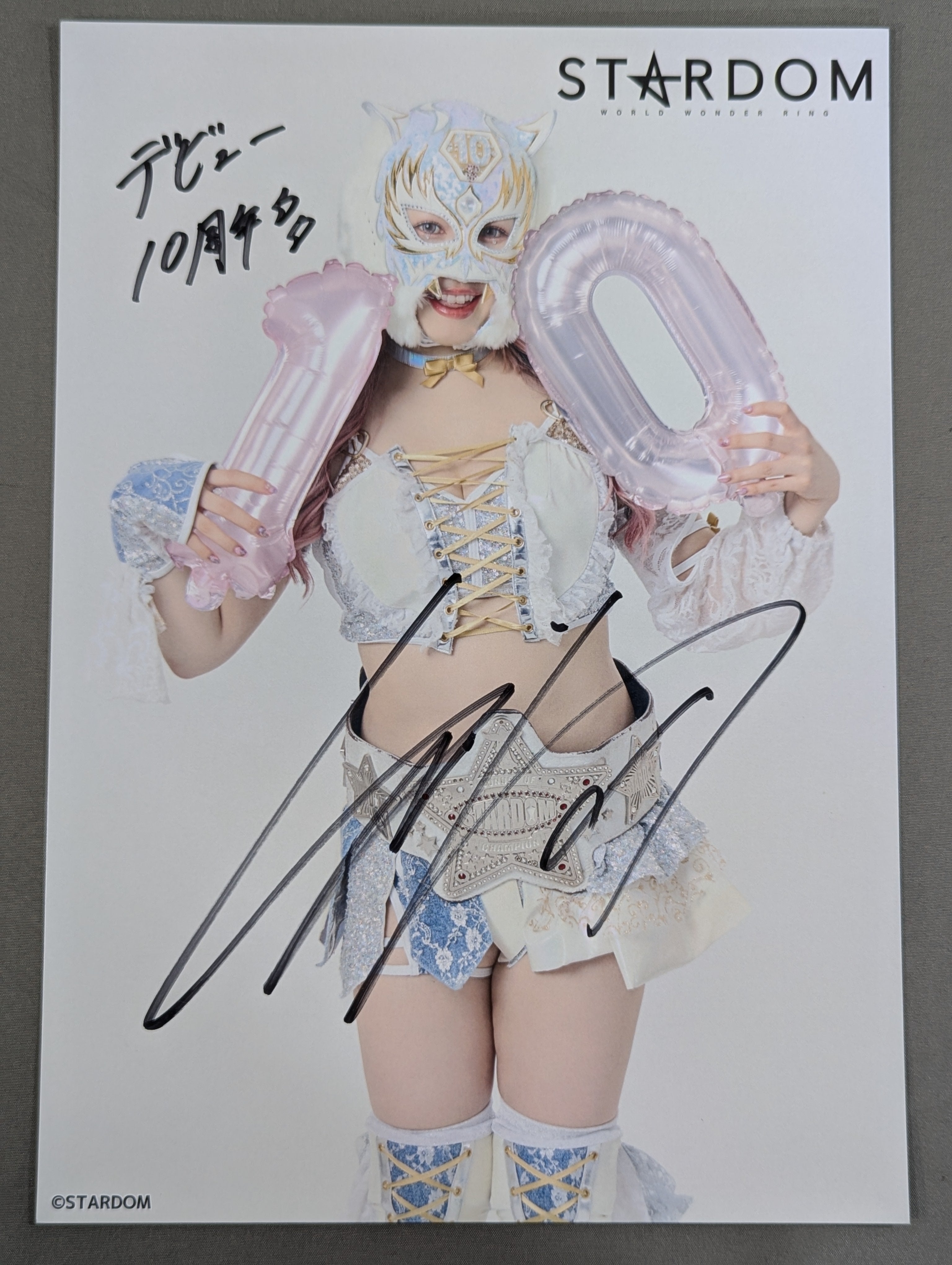 ☆お渡し会☆ スターライト・キッド 直筆サイン入り スターダムポート