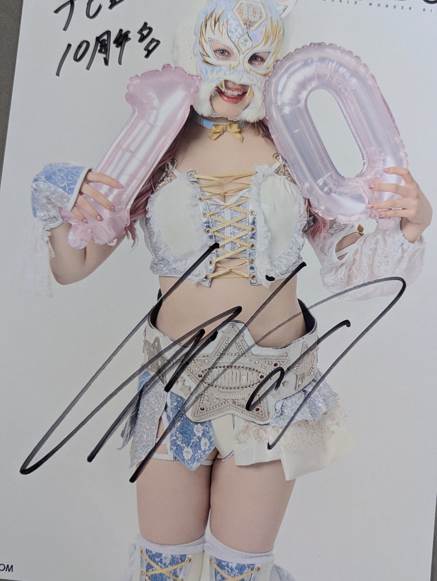 ★お渡し会★ スターライト・キッド 直筆サイン入り スターダムポートレート(G-4)