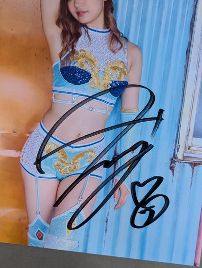 天咲光由 直筆サイン入り スターダムポートレート(K-8)
