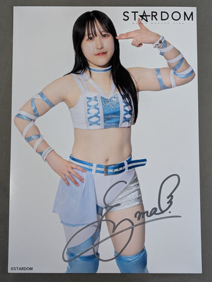 儛島エマ 直筆サイン入り スターダムポートレート(A-2)