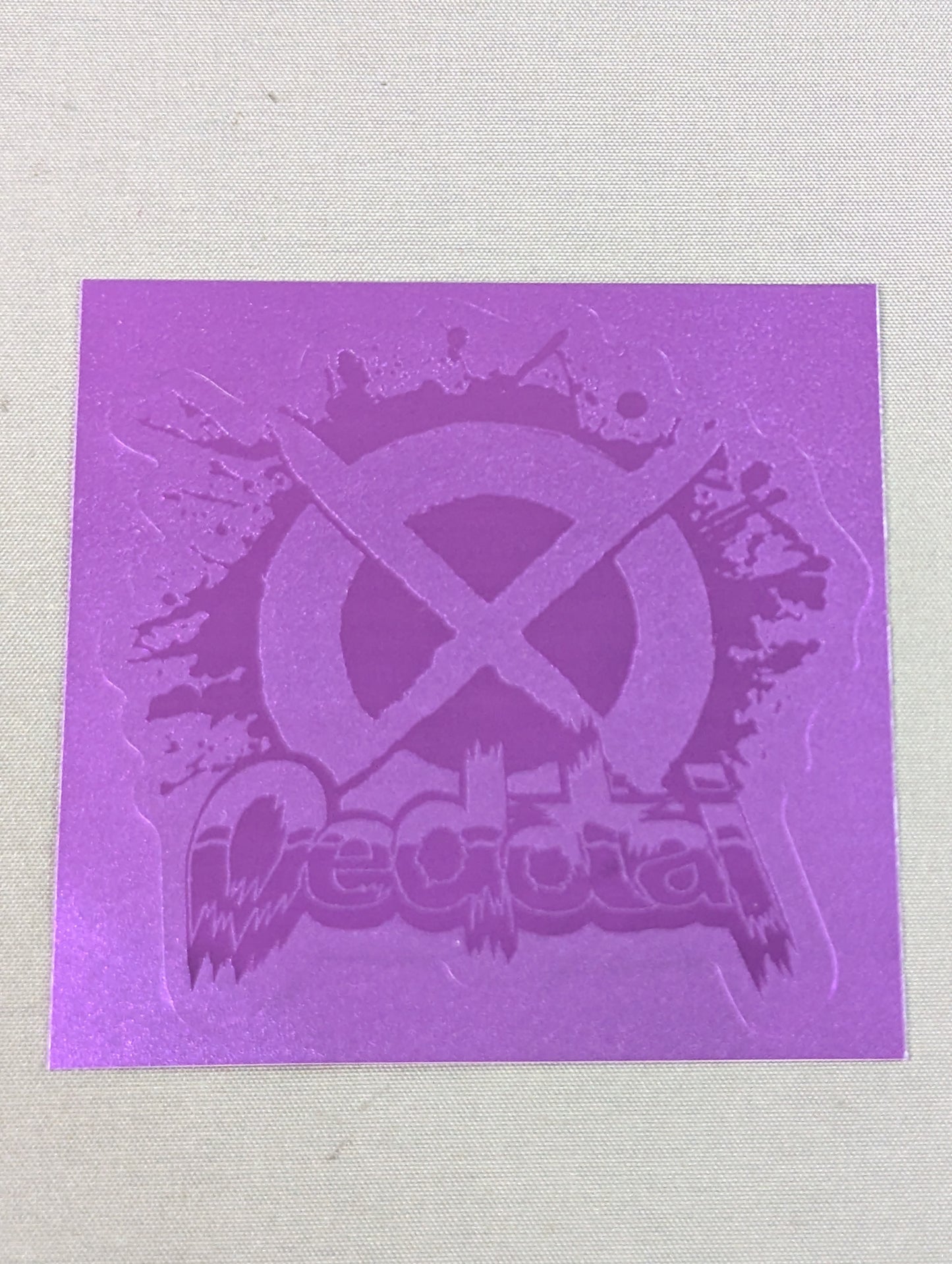 OEDO TAI  Metal Sticker
