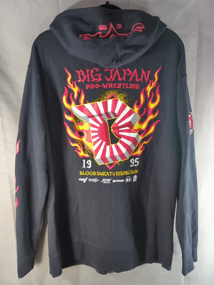 大日本プロレス「BLOOD SWEET＆RISING SUN」ジップパーカー