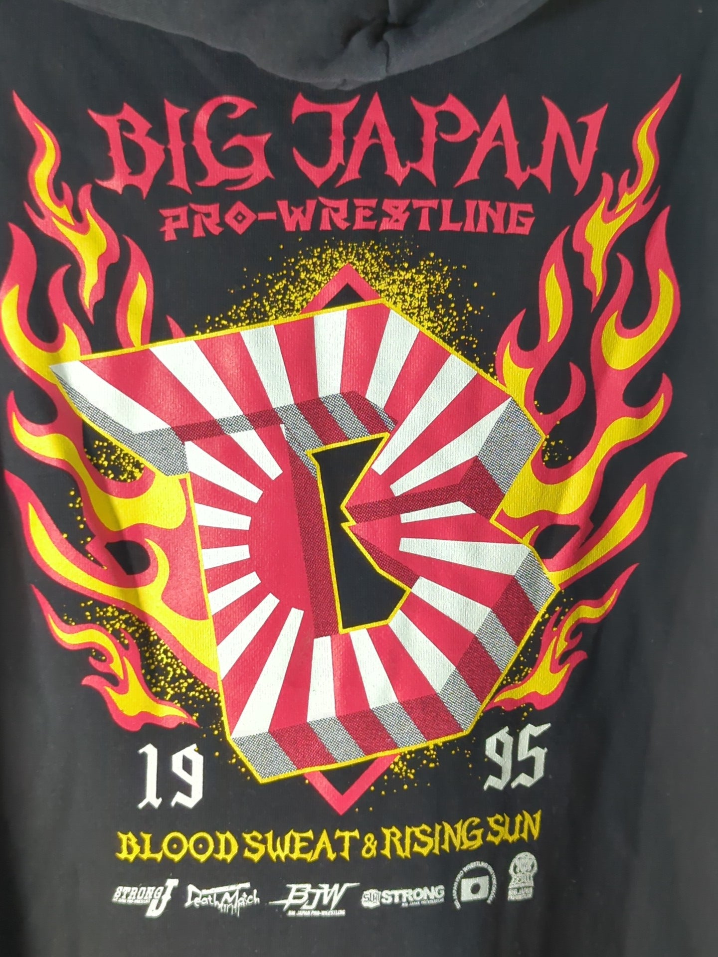 大日本プロレス「BLOOD SWEET＆RISING SUN」ジップパーカー