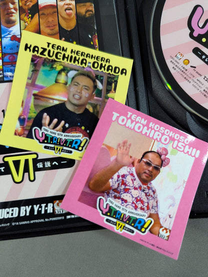 ★オカダ・カズチカ＆石井智宏 ステッカー付★ 矢野通デビュー15周年記念DVD Y・T・R! V・T・R! Ⅵ ～そして伝説へ～