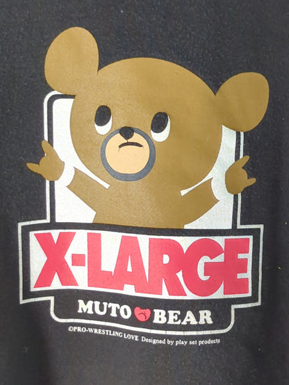 武藤敬司 X-LARGE×武藤ベア トレーナー(ブラック)