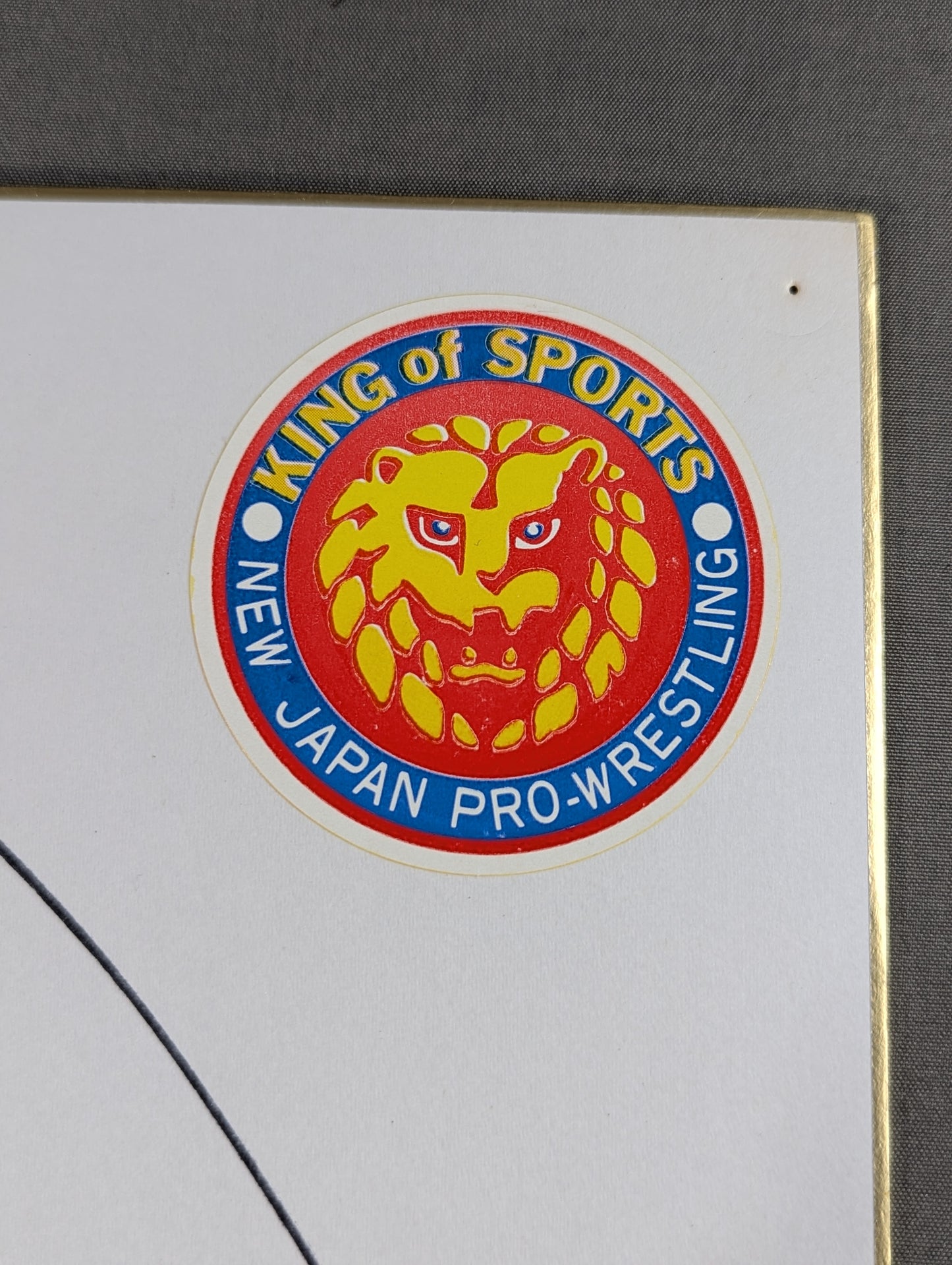 藤波辰巳(ステッカー貼付)