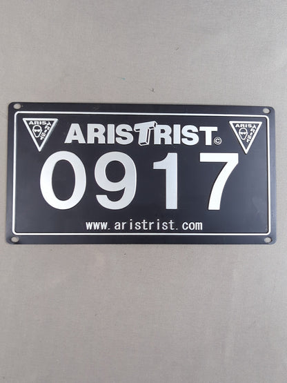★ ARISTRIST ★ "0917" LICENSE PLATE