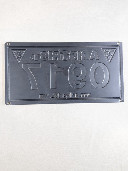 ★ ARISTRIST ★ "0917" LICENSE PLATE