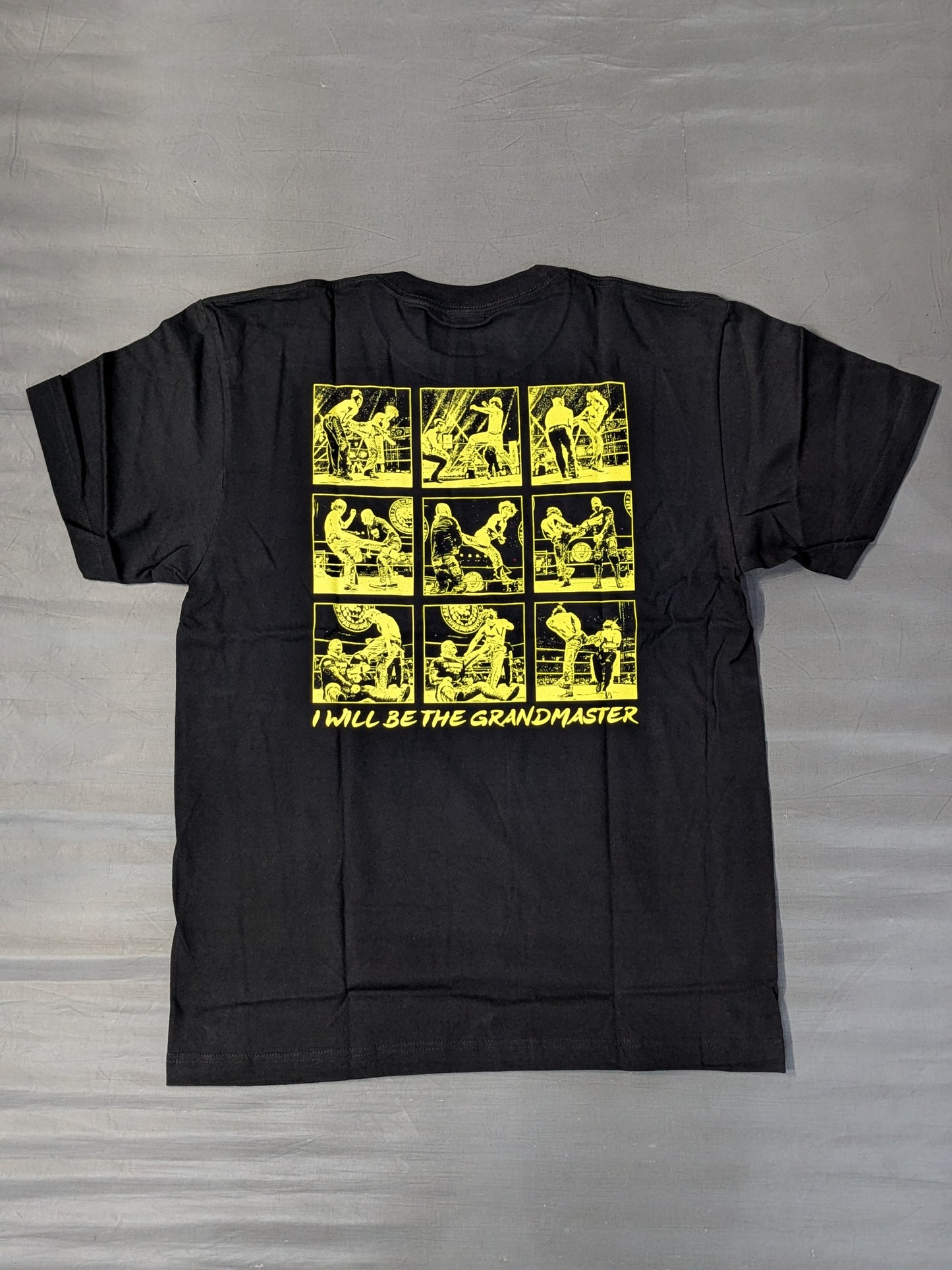 マスター・ワト「WATO」Tシャツ(ブラック×イエロー)