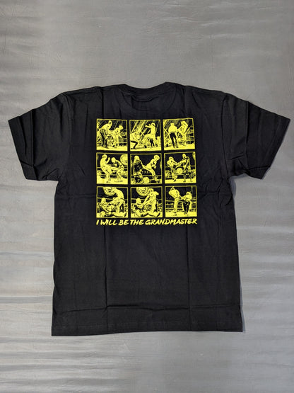 マスター・ワト「WATO」Tシャツ(ブラック×イエロー)