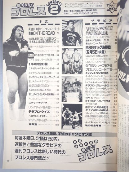 デラックスプロレス 1985年2月号
