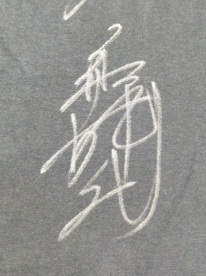 【2 hand signed autographs 】Jumping Bomb Angels ( Noriyo Tateno &Itsuki Yamazaki "40th Anniversary" T-shirt
