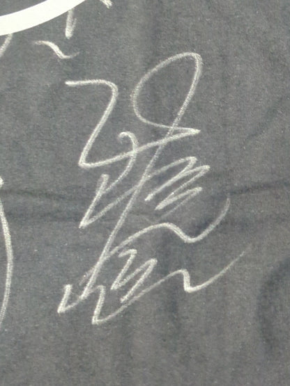 【2 hand signed autographs 】Jumping Bomb Angels ( Noriyo Tateno &Itsuki Yamazaki "40th Anniversary" T-shirt