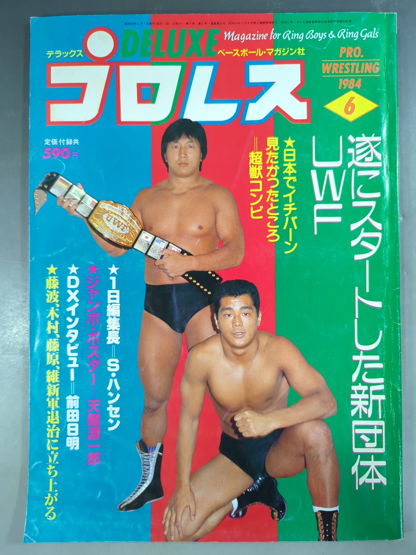 デラックスプロレス 1984年6月号