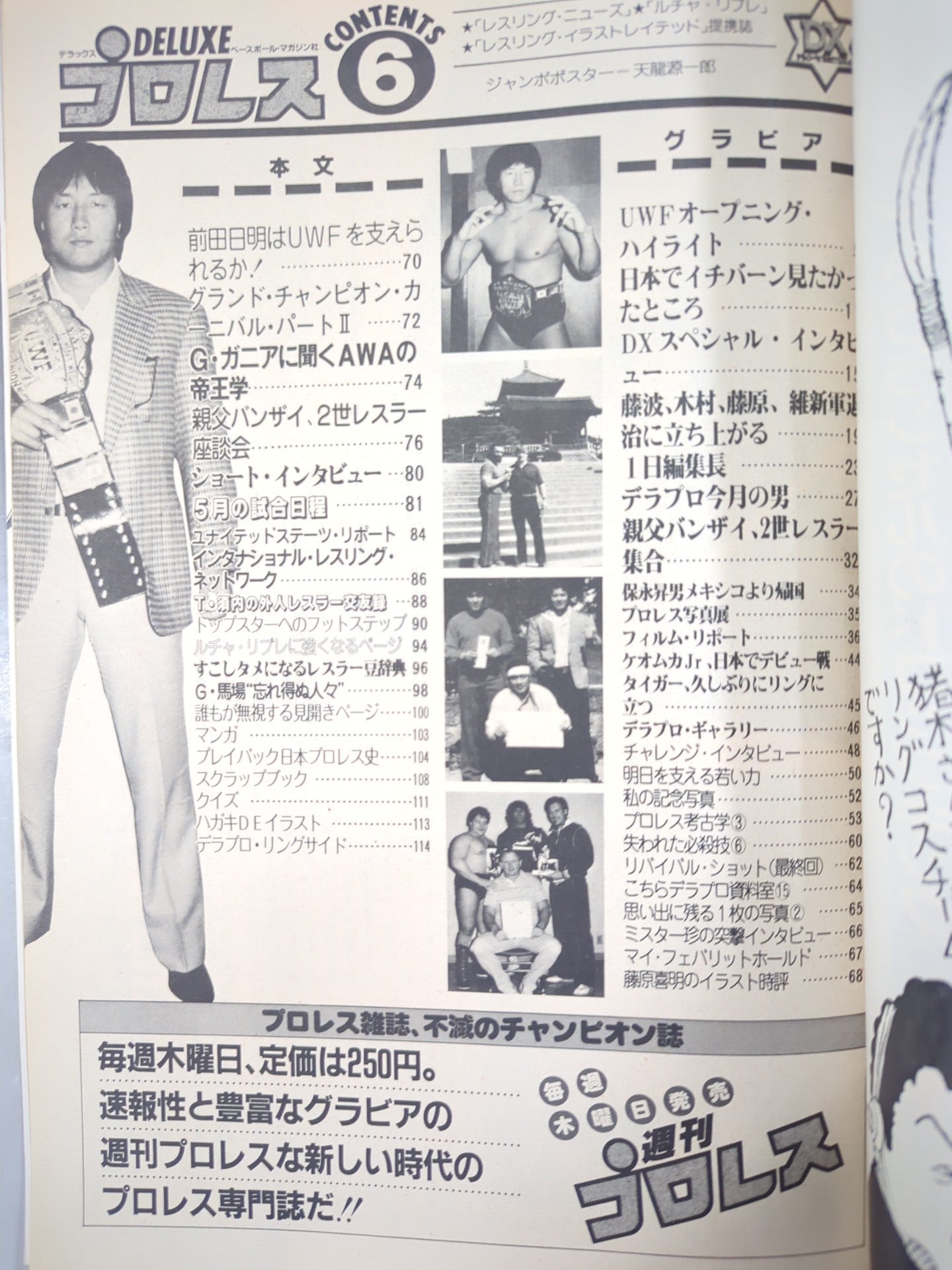 デラックスプロレス 1984年6月号