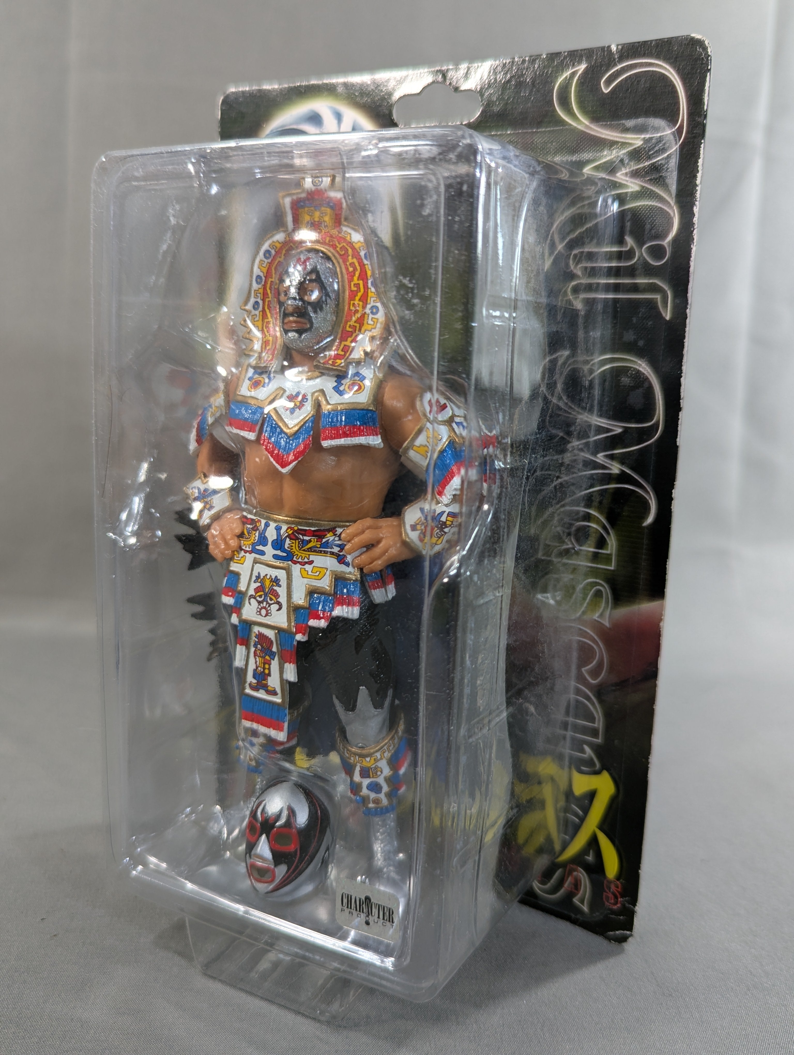【新品未開封】 ミルマスカラス　プロレス フィギュア　デポマート限定品 ☆デポマート限定☆ ミル・マスカラス(フルコスチューム・金トレード
