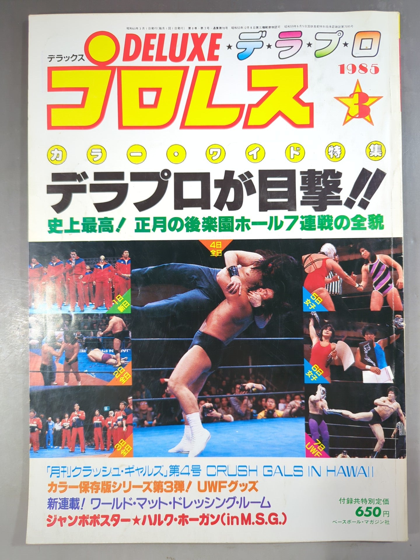 デラックスプロレス 1985年3月号