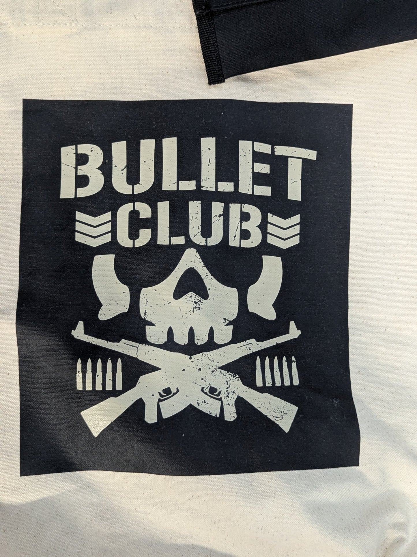 ★新日本プロレス×Avail★ BULLET CLUB ポーチ付きキャンバストートバッグ(ベージュ)