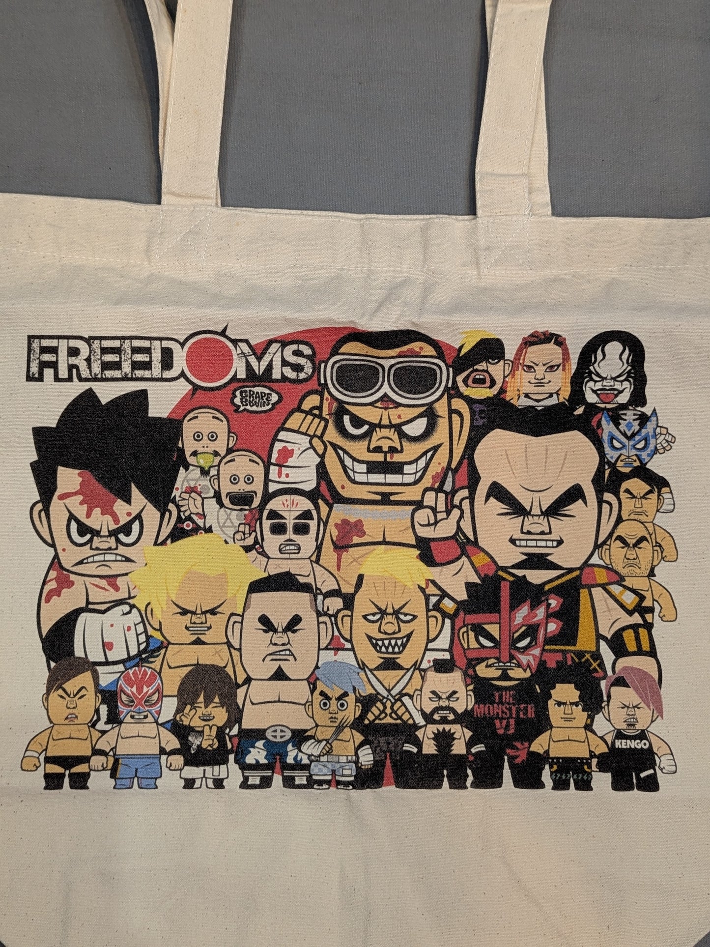★FREEDOMS×GRAPE BRAIN★ Illustration Tote Bag