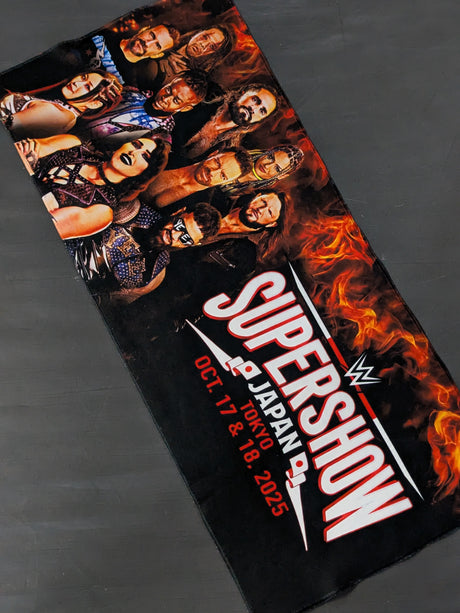 WWE SUPERSHOW JAPAN 2025 フェイスタオル
