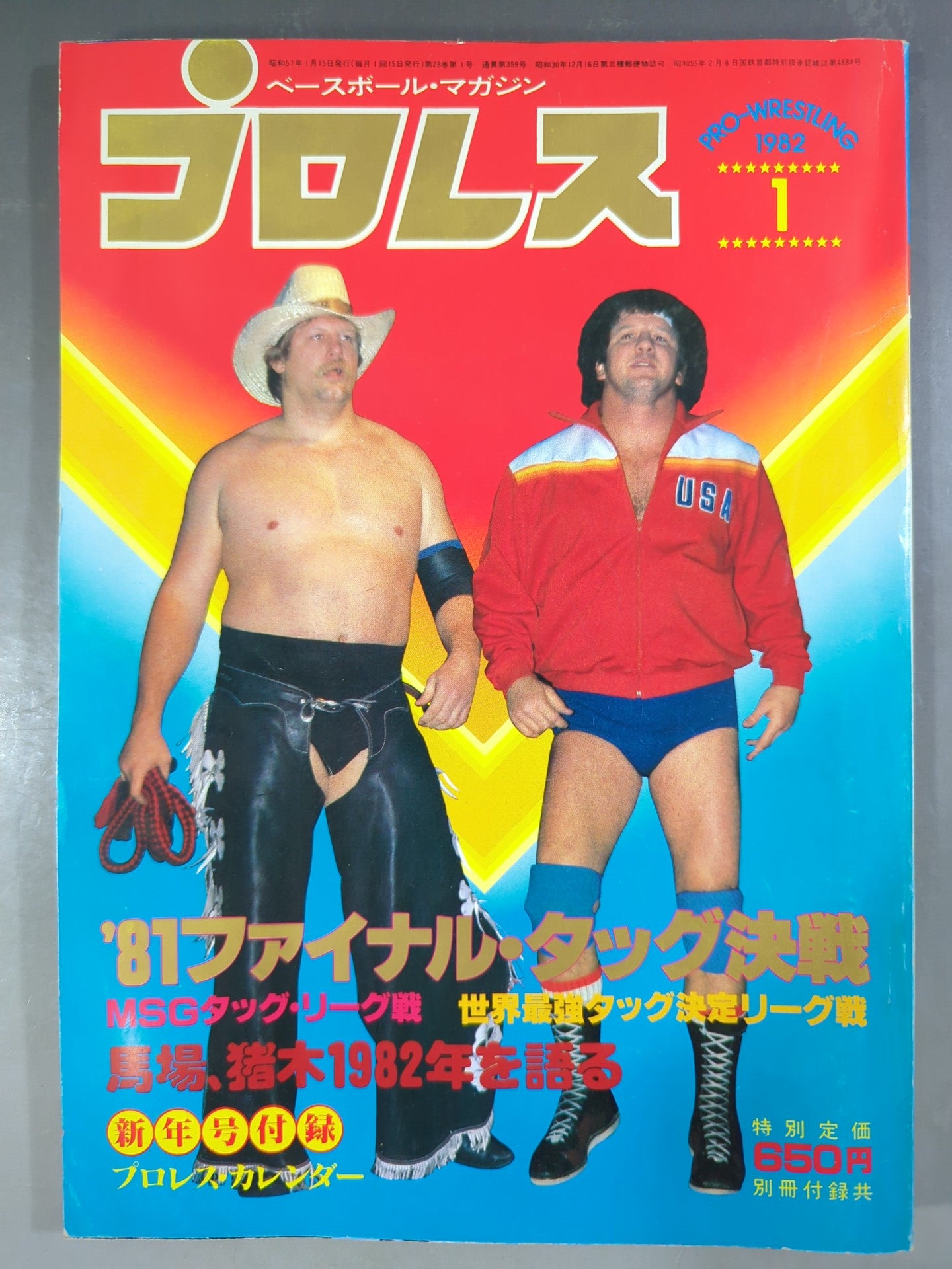 Monthly Pro Wrestling January 1982 issue