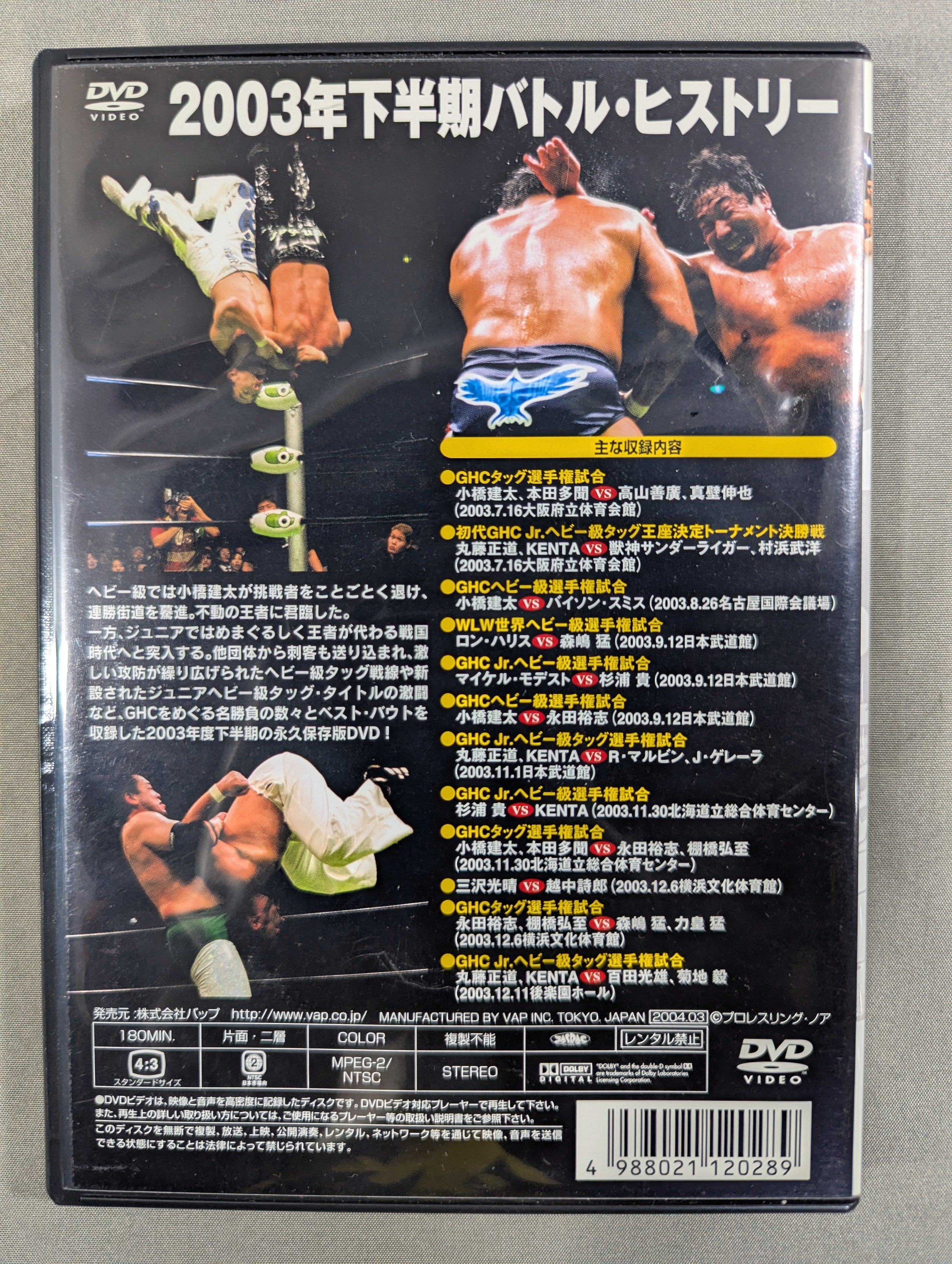 PRO-WRESTLING NOAH バトル・レヴォリューション 2003-Ⅱ – 闘道館