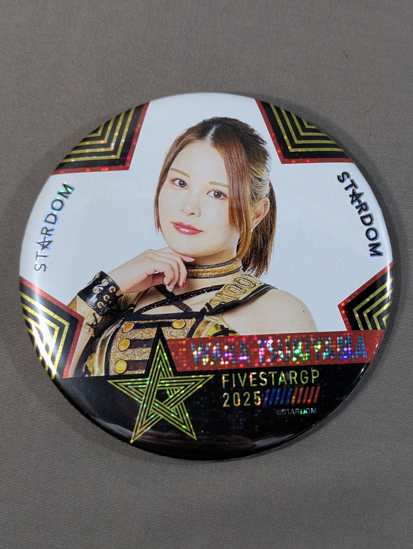 Waka Tsukiyama 5★STAR GP 2025 Random PinBack button