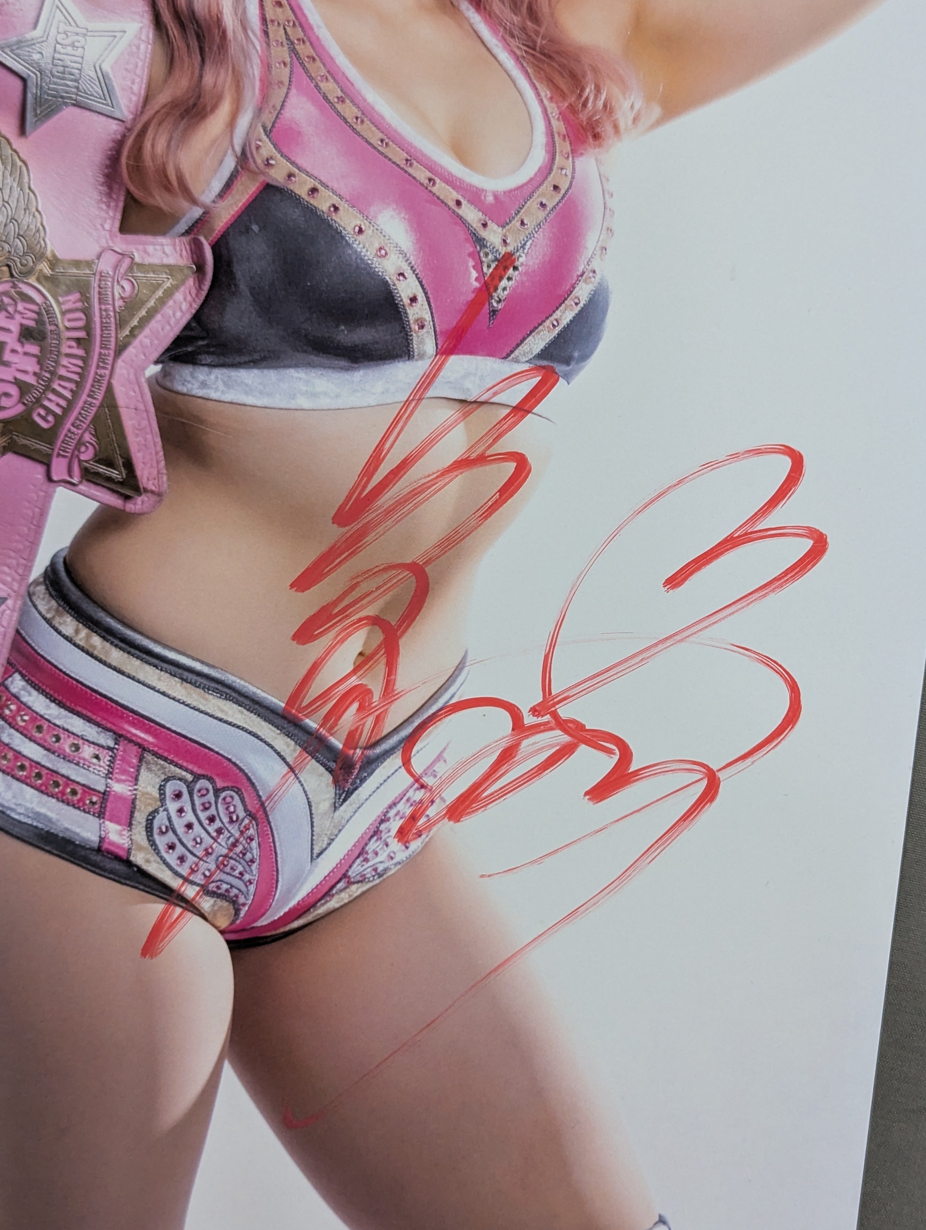 白川未奈 直筆サイン入り スターダムポートレート(L-3) – 闘道館