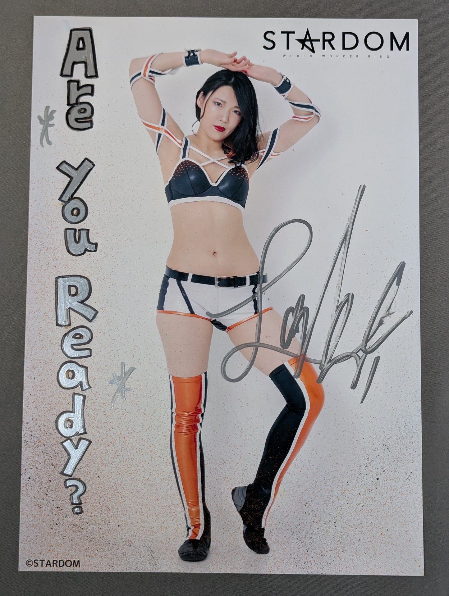レディ・C 直筆サイン入り スターダムポートレート(G-2)