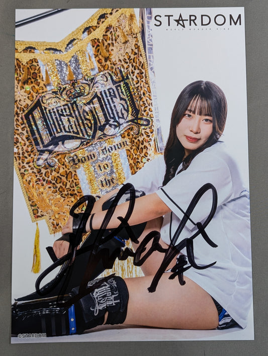 妃南 直筆サイン入り スターダムポートレート(E-7)