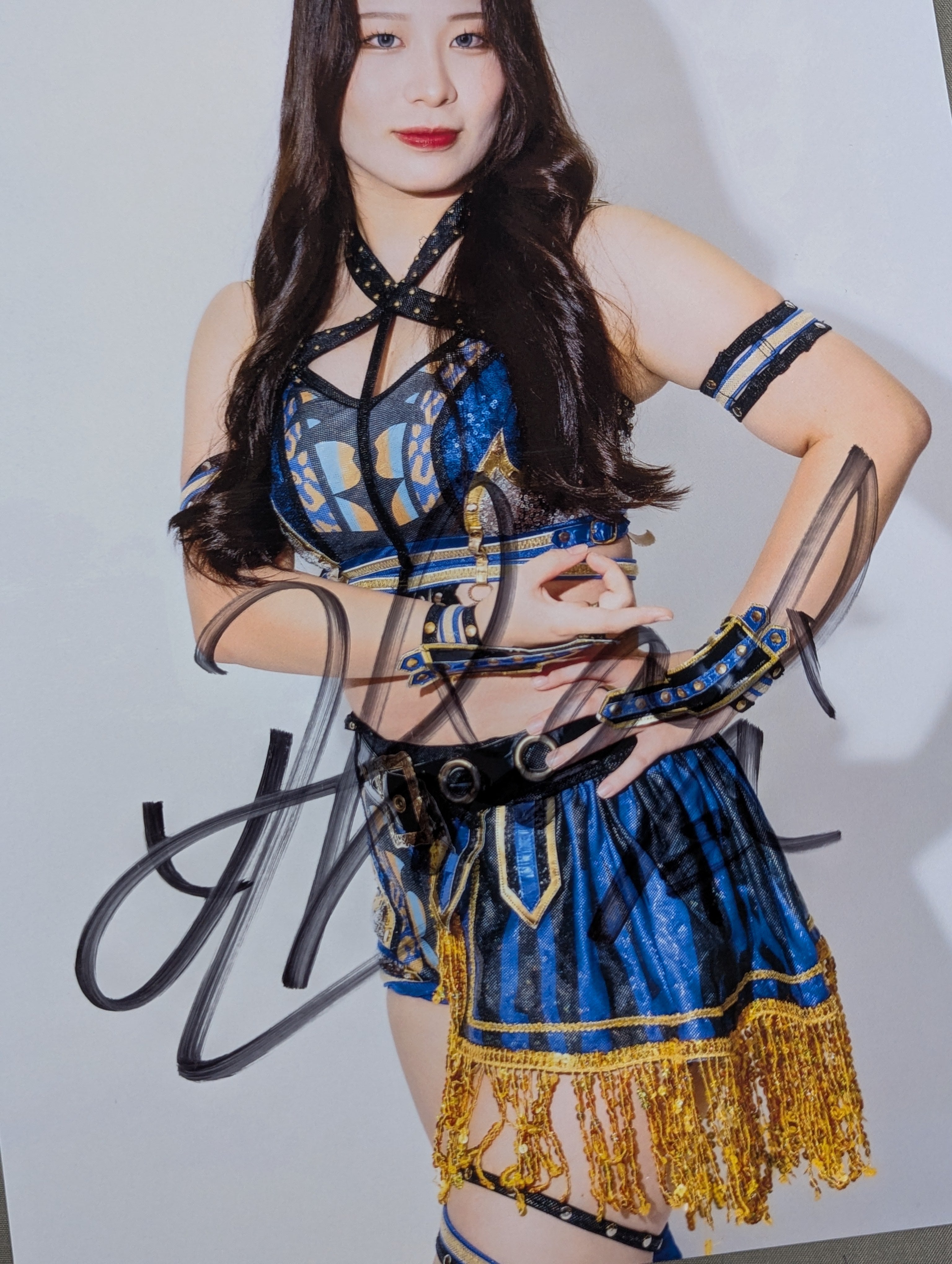 妃南 直筆サイン入り スターダムポートレート(F-1) – 闘道館