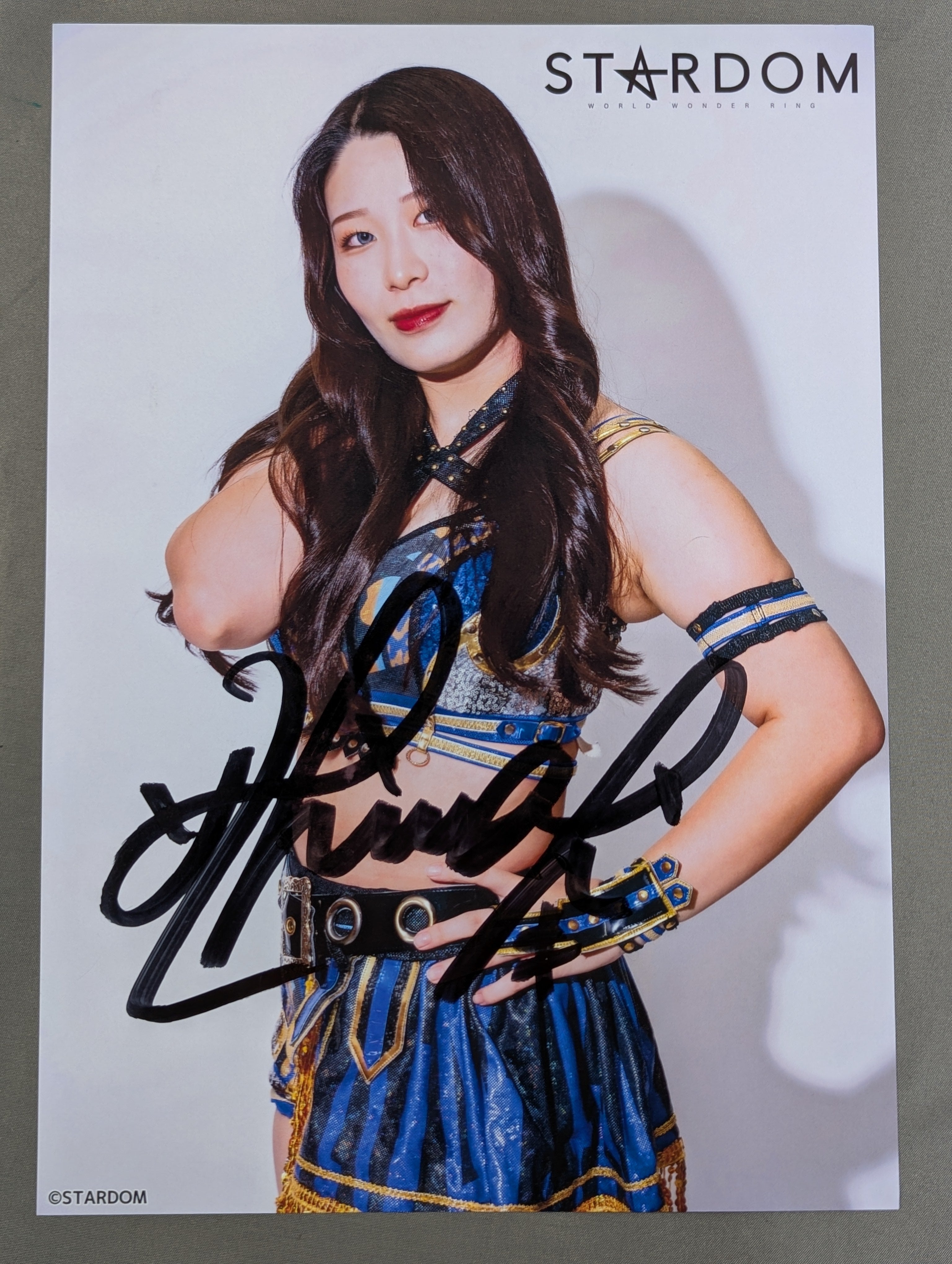 スターダム　ジュリア　フォトフレーム　直筆サイン入　2022 5スターGP 妃南 直筆サイン入り スターダムポートレート(F-2) – 闘道館