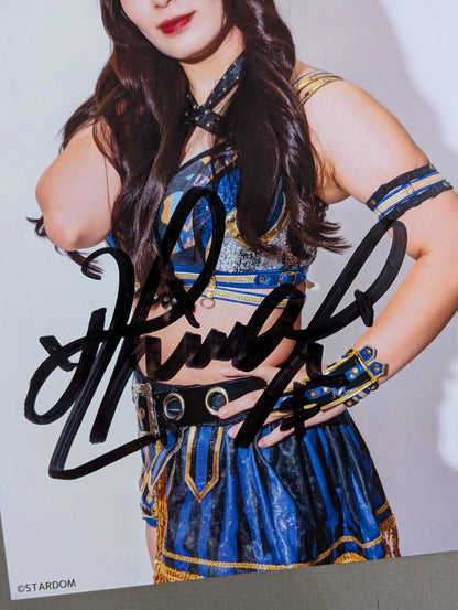 HINA  hand signed autograph  Starda Pro-Photo  (F-2)