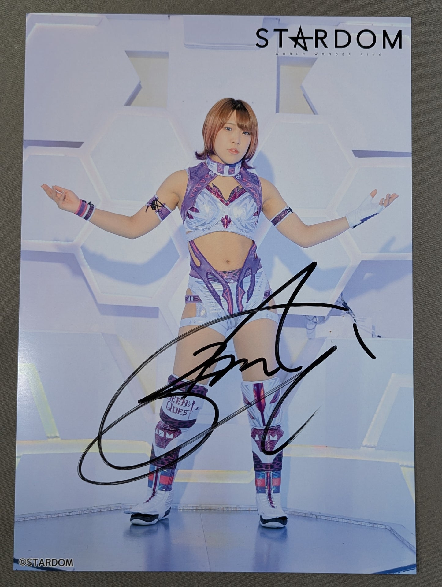AZM hand signed autograph stardom Pro-Photo (S-7)