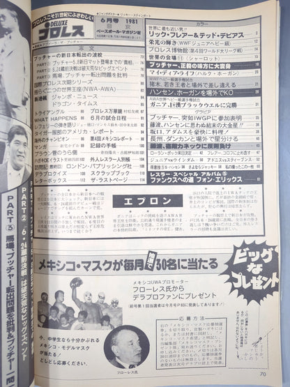 Deluxe Pro Wrestling July 1981