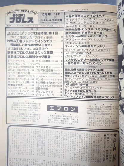 Deluxe Pro Wrestling December 1981