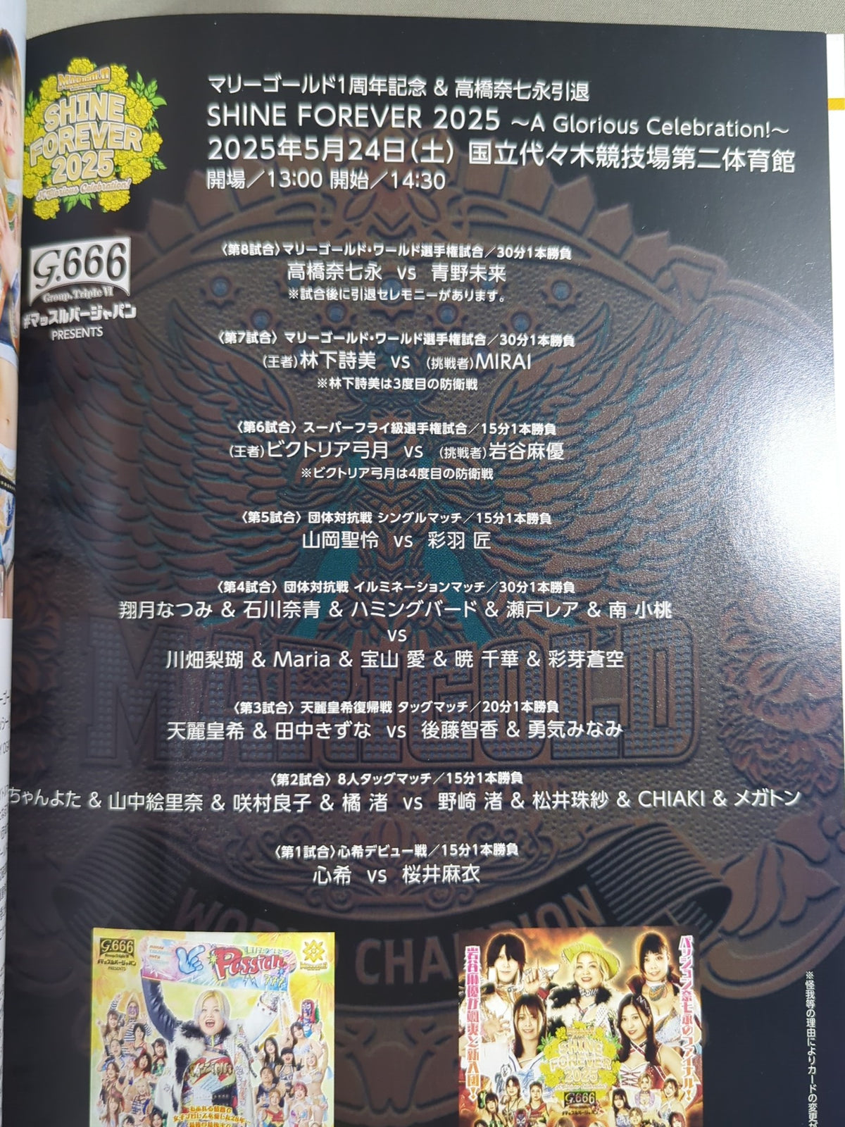 マリーゴールド / MARIGOLD GUIDE BOOK Vol.11 SHINE FOREVER 2025