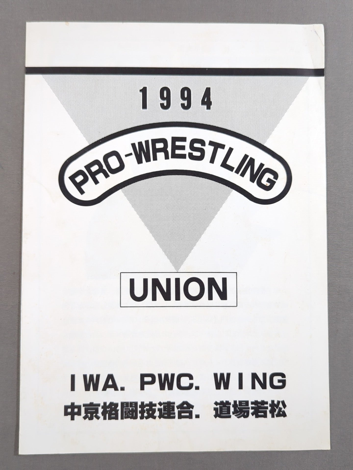 ユニオンプロレス 1994 PRO-WRESTLING UNION